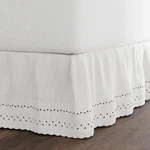 Fresh Ideas Ruffled Eyelet Bed Skirt Dust With Gathered Styling And. Fixed Price $50.95.