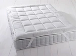 Hypoallergenic 2" Plush Twin Mattress Topper With Anchor Bands. Fixed Price $85.99.