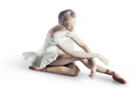Lladro #5919 Rose Ballet Figurine Porcelain Flower Brand Nib Free Shipping Save. Fixed Price $399.98.