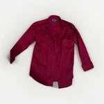 Chaps Men's Red Solid Dress Shirt 16 34/35 Wrinkle Resistant Cotton Blend. Fixed Price $5.00.