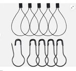 Hestya 500 Pieces Hang Tag String Black Pins 6.6 Inch,. Fixed Price $5.00.