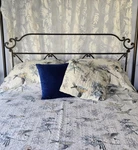 4PC Brandream King American Country Quilt Set Blue Birds 2 Shams Square Pillow. Fixed Price $47.96.