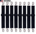 Korlon 8 Pack Bed Sheet Straps, Adjustable Elastic Fitted Holder.... Fixed Price $15.66.