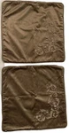 Yves Delorme Caprice Embroidered Pillow Cover Throw Champagne Gold Floral Swirl. Fixed Price $90.00.