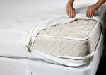 Top Seller! Bed Bug Protector Soft Lux Fabric Allergen Zippered Mattress Cover. Fixed Price $17.59.