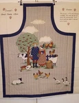 Vintage Joan Kessler Concord French Country Apron Cut & Sew Fabric Panels Nos. Fixed Price $8.99.