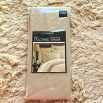 1 Bed Pillow Shams 26" X Mocha Tailored European Smoothweave. Fixed Price $12.95.