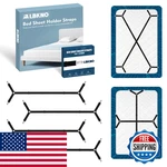 Lbkno 4PCS Bed Sheet Straps Metal Clips Holders Adjustable Elastic. Fixed Price $14.43.