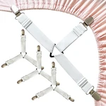Bozenu Bed Sheet Straps, Upgrade Fitted Holders For White (4PCS). Fixed Price $12.05.