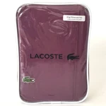 Lacoste Home Solid Cotton Percale Pillowcase Pair, King 40X20" Plum, 200 Tc. Fixed Price $39.00.