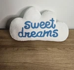 Lighting Bug Cloud Cushion Decor Sweet Dreams Kids White Blue. Fixed Price $11.04.