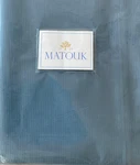 Matouk Giorgio King Coverlet Sea Blue 100% Cotton Matelasse Italy/usa M134 Nwt. Fixed Price $265.00.
