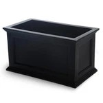 Mayne Fairfield 20X36 Weatherproof Traditional Plastic Planter In Black. Fixed Price $256.85.