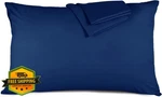 Youth Pillowcase 16X22 Egyptian Cotton 500TC Navy Blue. Fixed Price $20.00.