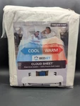 Bedjet Cloud Sheet Dual Zone Queen Cotton White Sealed Package. Fixed Price $109.99.