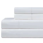Celeste Home 610 Thread Count Pima Cotton Sheet Set, Queen, White. Fixed Price $122.96.