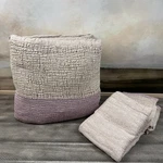 Greenrow Purple Stripe Airplay Full/queen Duvet Cover & 2 Standard Pillow Shams. Fixed Price $349.95.