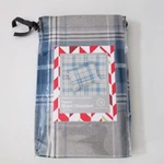 Martha Stewart Flannel Single Standard Sham Blue Plaid Holiday Collection Macys. Fixed Price $24.99.