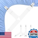 Ollbit Bed Sheet Holders For CORNERS4PCS Whiteheavy Duty Non Slip. Fixed Price $9.16.