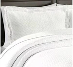 Lamont Home Woven Jacquard White Standard Pillow Sham 21X27. Fixed Price $8.00.