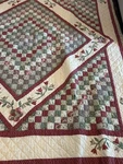 Jc Penny Home Collection King Bedspread Quilt + 2 Shams Patchwork Tulip. Fixed Price $99.00.