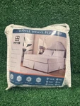 Miye Waffle Weave Bed Skirt, White Full With 16 Drop / Perfect Fit, A10. Fixed Price $18.99.