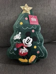 Of 2 Disney Festive Mickey Mouse Tree Pillow With Gold Star. Fixed Price $69.98.
