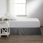 Premium Luxury Hotel Quality - Bed Skirt Kaycie Gray Basics Collection. Fixed Price $40.99.