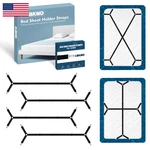 Lbkno 4PCS Bed Sheet Straps Metal Clips Holders Adjustable Elastic. Fixed Price $15.19.
