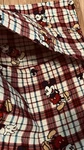 Disney Mickey Mouse Plaid Throw Pillow Cover Red Square Kids Living Room Decor. Fixed Price $9.99.