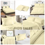 Bedding Collection 100% Cotton 1000 1200 Tc Ivory Stripes Choose Item. Fixed Price $38.98.
