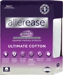 Allerease Full Mattress Protector Waterproof Zippered Allergy Cover White. Fixed Price $34.99.