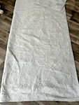 Martha Stewart Full Queen Quilted Bedspread Coverlet Steel Gray Floral W/sham. Fixed Price $78.00.