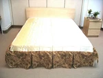 Dada Bedding Earthy Tones Floral Brown Pleated Skirt 14" Drop (BS-BM6118L-. Fixed Price $26.99.