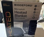 Biddeford Twin Heated Blanket Microplush Digital Controller Blue. Fixed Price $25.95.