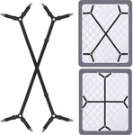 Bed Sheet Holder Straps 2PCS-CRISSCROSS-BLACK, Set. Fixed Price $14.43.