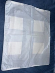 Yves Delorme Lolobleu Plaid Boudoir Pillow Sham And Euro. Fixed Price $27.00.