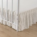 Bed Skirt Queen Size Ruffled With Split Corners, 18 Inch Drop Dust. Fixed Price $26.99.