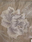 Natori Bed Shawl/runner Silk Tan Stiching Msrp 535 $ Breathtaking New Tag/box. Fixed Price $449.99.