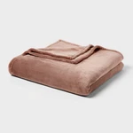 Twin/twin Xl Microplush Blanket Brown - Threshold. Fixed Price $11.89.