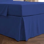 Mellanni Bed Skirt 15-INCH Tailored Drop Pleated Frame And Box Spring Cover. Fixed Price $22.97.