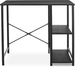 Amazon Modern Computer Table Desk 2 Shelves Black Wood,metal Frame Home Office. Fixed Price $59.95.