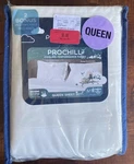 Serta Elite Prochill Cooling Performance Queen Sheet Set Ivory 4 Pillowcases Nwt. Fixed Price $19.60.