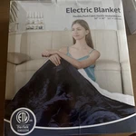Intertek Electric Blanket 50" 60" Navy Blue Plush Sealed Box New. Fixed Price $38.00.