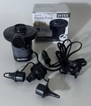 Intex Quick-fill Electric Pump New Open Box/ Indoor Use/ 3 Assorted Nozzles. Fixed Price $9.99.