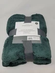Threshold Super Soft Fuzzy Blanket Twin Sea Sprite Green 66 X 90 Inches. Fixed Price $29.99.
