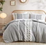Ink+ivy Chenille Tufted Cotton Comforter 3PC Full Queen Bedding Set. Fixed Price $99.99.
