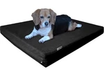 Large Black Canvas Pet Dog Bed Orthopedic Waterproof Gel Memory Foam 41X27 42X28. Fixed Price $33.48.