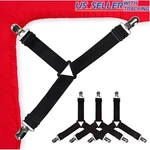 4PCS Bed Suspender Straps Mattress Fastener Holder Triangle Grippers Sheet Clips. Fixed Price $7.49.