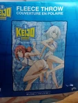 Keijo Fleece Throw Blanket 45X60" Just Funky Anime / Manga New. Fixed Price $26.99.